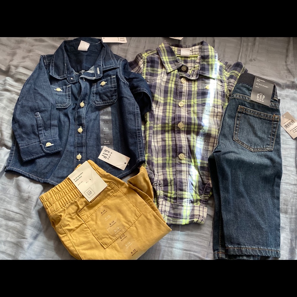 Two boy outfits 6-12 months